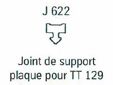 Image du produit JOINT SERRAGE INFERIEUR J622 2x25ml de Polydis Plastiques