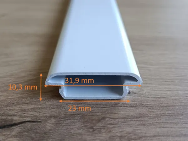Image du produit CLIP ARRONDI TRAVERSE 85X32 MM de Polydis Plastiques