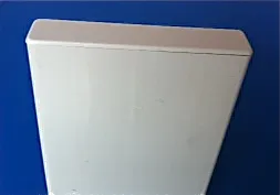 Image du produit EMBOUT PLAT BLANC LISSE 160 MM de Polydis Plastiques