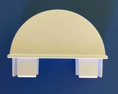 Image du produit CHAPEAU ARRONDI BLANC LISSE 70 MM de Polydis Plastiques