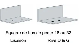 Image du produit EQUERRE 32 MM de Polydis Plastiques