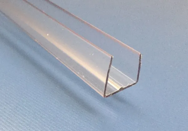 Image du produit PROFIL PC U 6 mm 2,1ml de Polydis Plastiques